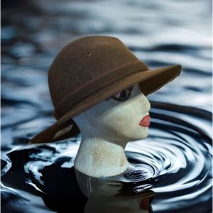 redhead wool felt hat